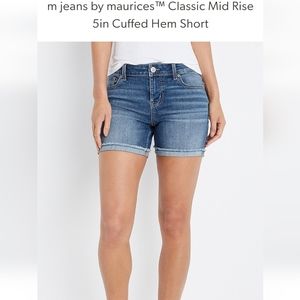 Maurices jean shorts size 2